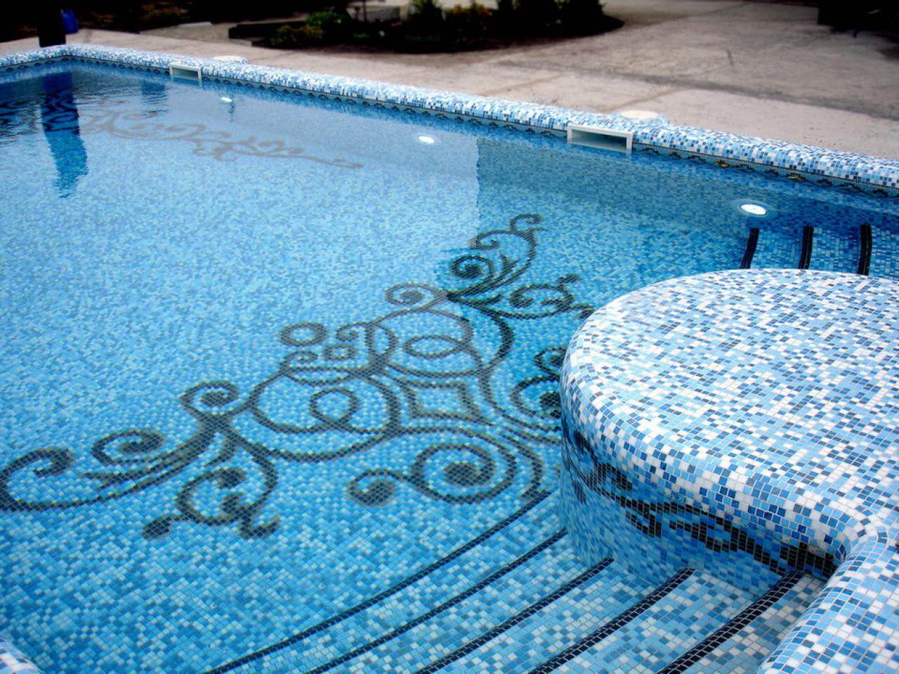 мозаичная плитка для бассейна